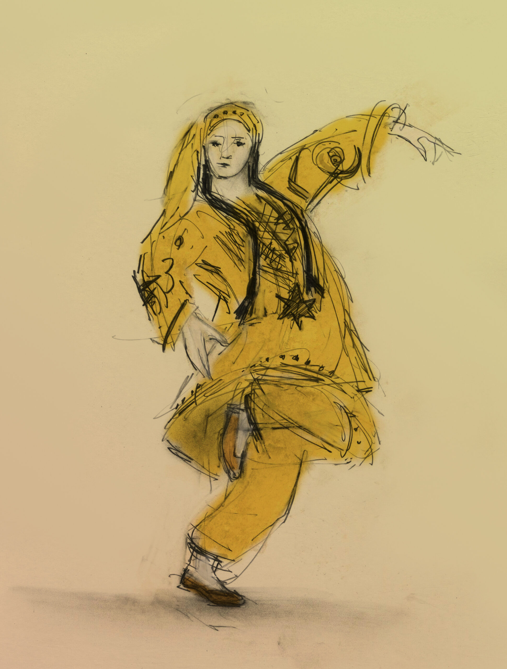 Avar Lezginka dancer by julian Williams