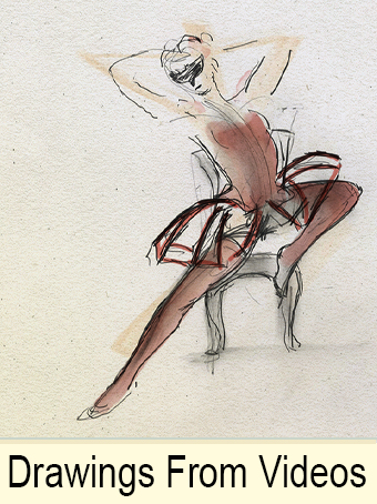 Dance drawings from Videos